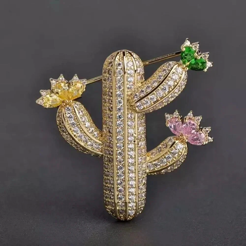 VQ Cactus Brooch